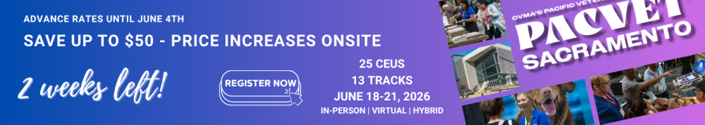 PacVet Registration - 2 weeks left