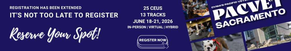 PacVet Registration - extended registrations